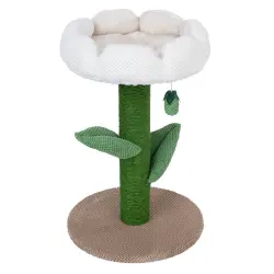 Rascador TIAKI Nature Flor - blanco