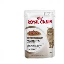 Royal Canin Ageing 12+ 85g (gelatina) Para Gatos A Partir De 12 Años De Edad - 12 Sobres 85g