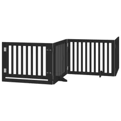 VidaXL Puerta Plegable para Perros - 80 cm x 90 cm x 2 cm