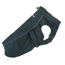 Impermeable Perfect Fit para perros Negro Talla 4