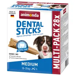 Animonda Dental Sticks Medium snacks para perros - 4 x 180 g (28 palitos)