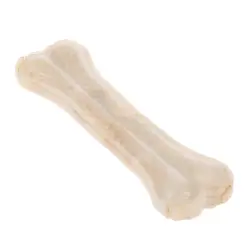 Barkoo huesos prensados de piel de cerdo para perros - 6 x 17 cm