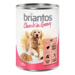 Briantos bocaditos en salsa 24 x 415 g - Pack Ahorro - Pavo y zanahorias