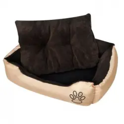 Cama Para Perro Con Cojín Acolchado Talla L Vidaxl