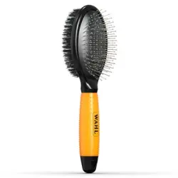 Cepillo de doble cara WAHL® para el cuidado del pelaje - naranja, 27,8 x 6,1 x 7 cm (L x An x Al)