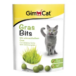 Comprimidos de hierba para gatos GimCat Gras Bits - 140 g