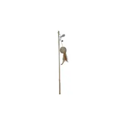 Fpets Palo de juguete natural para gatos - 30 cm