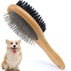 HausPets Cepillo de masaje de doble cara para perros/gatos - 1 artículo