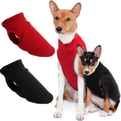HausPets Conjunto 2 abrigos forro polar cálidos perros, talla pequeña - 1 artículo