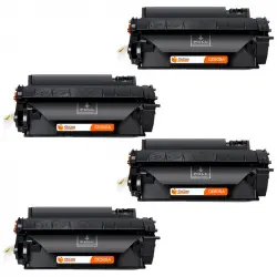 Pccom Essential HP CE505A/CF280A Tóner Compatible Negro Pack 4