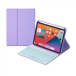 Royal Bailey Hy006d Funda Con Bluetooth Teclado Para Ipad Mini 6 Morado