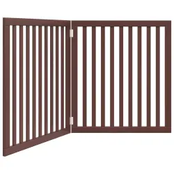 VidaXL Puerta Plegable para Perros - 80 cm x 60 cm x 2 cm