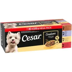 Cesar Favoritos en salsa comida húmeda para perros - 40 x 100 g