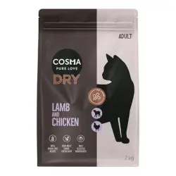 Cosma Air-Dried cordero y pollo pienso para gatos - 2 kg
