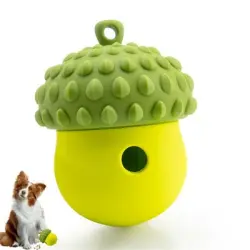FurryFusion Dispensador de juguetes rompecabezas para perros - Verde