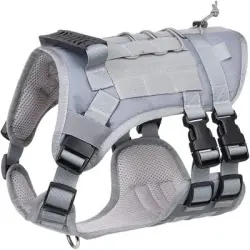 IntiMeg Arnés táctico para perros de nailon 1000D - MS se aplica a 30 kg