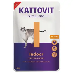 Kattovit Vital Care Indoor con pollo en bolsitas - 85 g