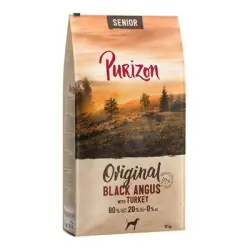 Purizon 12 kg pienso para perros: ¡10 % de descuento! - Senior Black Angus con pavo