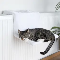 Trixie Hamaca para gatos para radiador Blanca