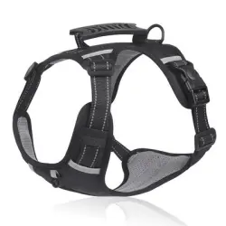 UAMLY Arnés antitirones para perros (negro) - S