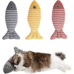 UAMLY  para gatos con forma de pez - 3 artículos