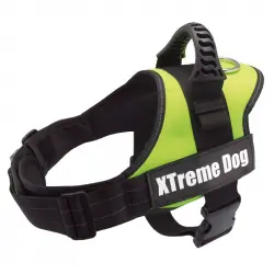 Arnés para perros Xtreme Dog Verde Neon, Tallas 80-110 cm