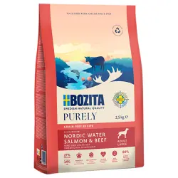Bozita Purely Grain Free pienso para perros: ¡20% de descuento! - Adult Large Salmón y vacuno (2,5 kg)