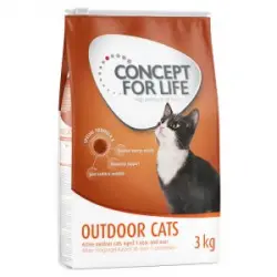 Concept for Life Outdoor Cats - Receta mejorada - 3 kg