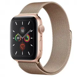 Devia Elegant Milanese Loop Correa Rosa Oro para Apple Watch 38/40mm