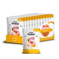 Dibaq Sense Bocaditos en salsa Pavo, 12 unidades x 100 gr - 0.1 kg