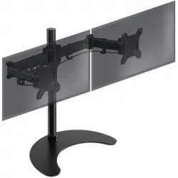 Duronic DM25D2 Soporte para 2 Monitores 13"/27" VESA 100x100 Máx 8Kg