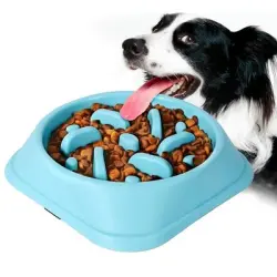 IntiMeg Comedero para perros de alimentación lenta - Una pieza