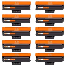 Pccom Essential Samsung MLT-D111l/MLT-D111S Tóner Compatible Negro Pack 10