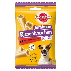 Pedigree Jumbone Mini snacks para perros pequeños - Buey 4 uds. (40 g / ud.)
