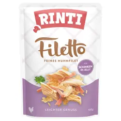 RINTI Filetto Pouch en gelatina 24 x 100 g - Pollo con jamón