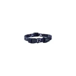 Rogz Collar Grafitti Negro para perros - 34–56 cm x 20 mm
