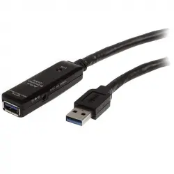 Startech Cable Extensor Activo USB 3.0 Macho/Hembra 5m Negro