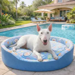 Summer Vibes Cama Refrescante para perros - M (60 x 50 x 16 cm)
