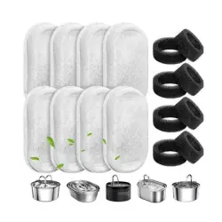 UAMLY Filtros para fuente de agua para gatos - 20 piezas