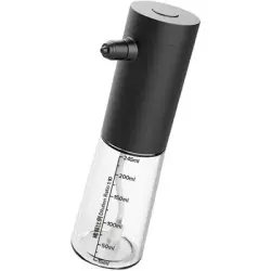 Zoomtopia Dispensador automático espuma baño mascotas, 230 ml, USB - Negro