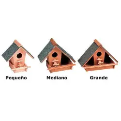 Nido casita para pájaros (3 medidas) S