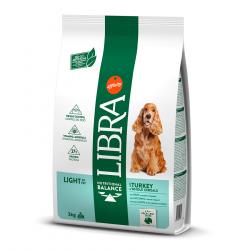 Pienso para perros adultos pequeños, medianos y grandes Libra Light pavo y cereales integrales 3 Kg