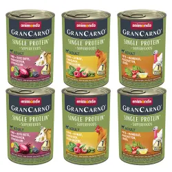 Animonda GranCarno Superfoods Adult - Pack mixto - 6 x 400 g