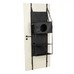 Árbol de escalada zooplus Basics Door para gatos - negro