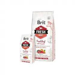 Brit fresh puppy large growth joints ternera calabaza pienso para perros, Peso 2,5 Kg