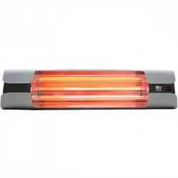 CasaFan Vortice Thermologika Design Calefactor de Cuarzo 1800W Gris Pulido