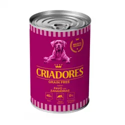 Criadores Adulto Grain Free Pavo y Zanahorias lata para perros