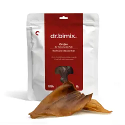 dr.bimix Orejas de Ternera sin Pelo para Perros | Masticación Natural y Entretenimiento Duradero - 150 g