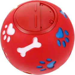 HausPets Pelota plástico roja – Dispensador premios – Perros grandes que - Pelota roja – Perros grandes