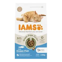 IAMS Advanced Nutrition Grain Free con pescado de mar - 2,5 kg